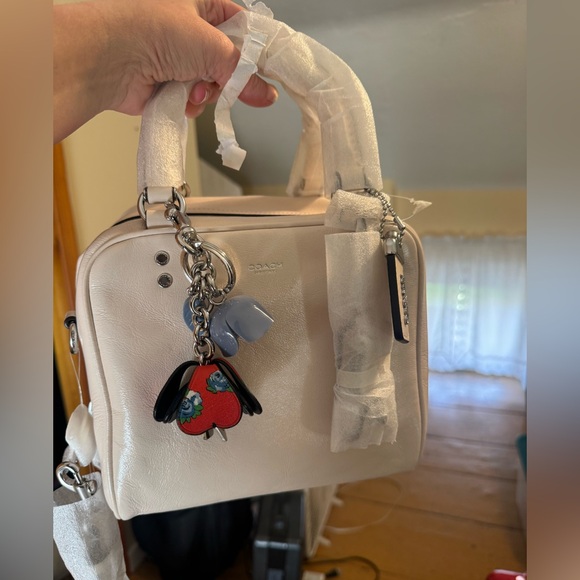 New With Tags- Coach Cube Rogue in White Patent Leather - Picture 2 of 14